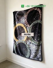 Miumiu Throw Blankets